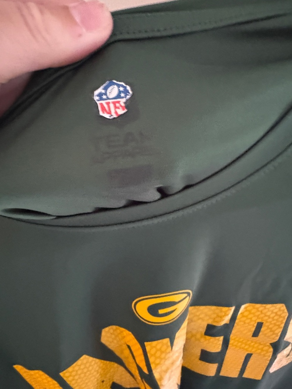 NFL Green & Gold Green Bay Packers Short Sleeve Tee - Picture 2 of 3